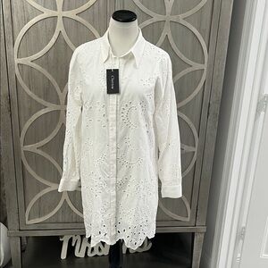White Eyelet Dress, beautiful NWT, never worn